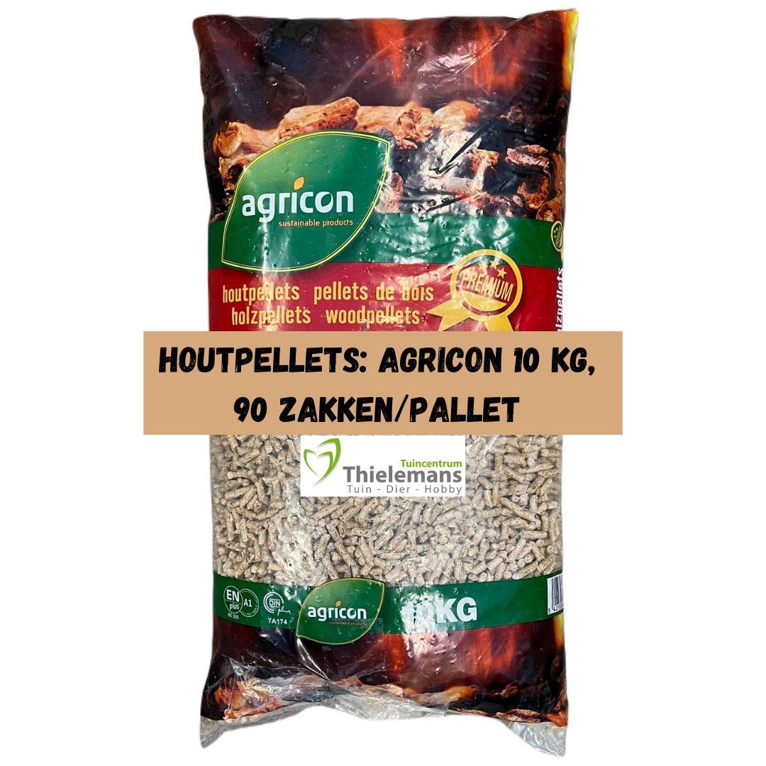 Afbeelding van Houtpellets: Agricon 10 kg, 90 zakken/pallet