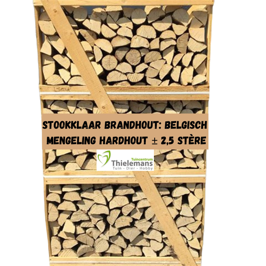 Afbeelding van Brandhout: Mengeling; Hardhout Belgisch ± 2,5 stère