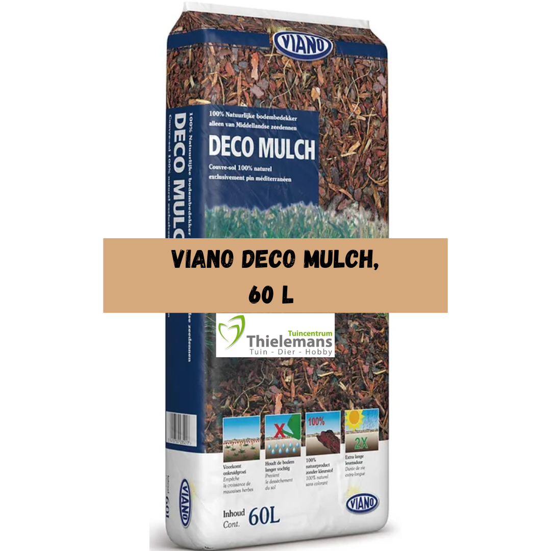 Afbeelding van Viano Deco mulch 60L, 45 zakken/pallet