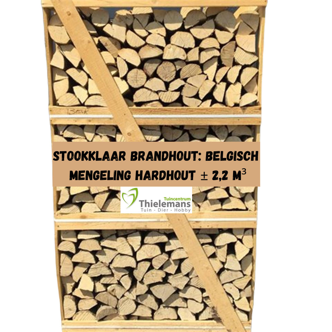 Afbeelding van Brandhout: Mengeling; Hardhout Belgisch ± 2,2 m³