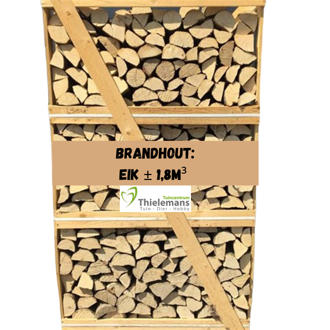 Afbeelding van Brandhout: Eik ± 1,8 m³