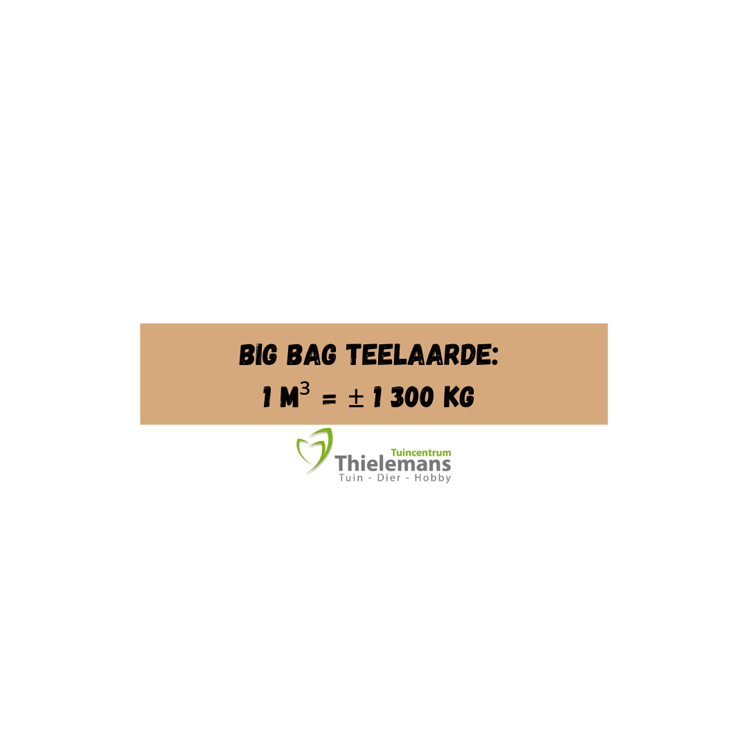 Afbeelding van Big bag teelaarde 1m³, ± 1 300 kg