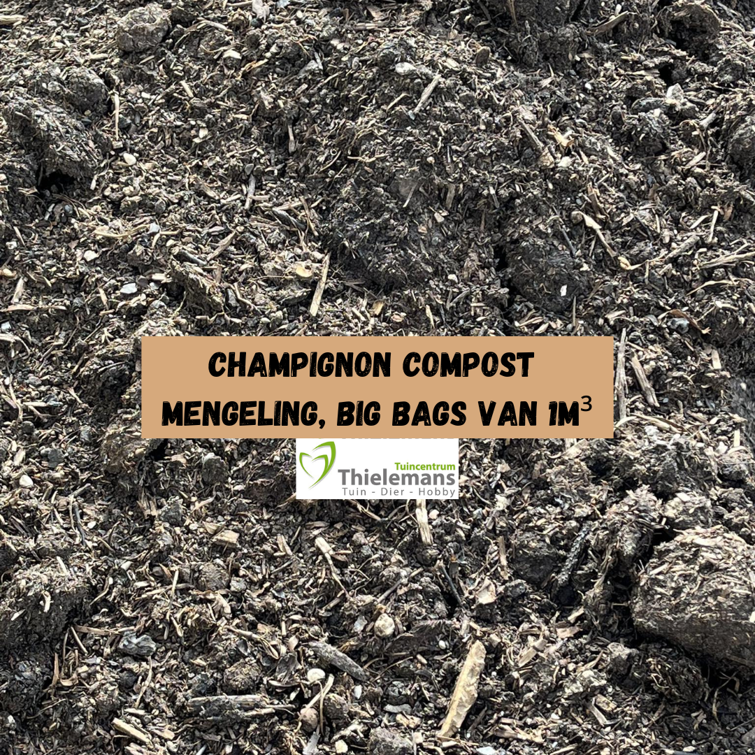 Afbeelding van Champignon compost mengeling, big bags 1m³