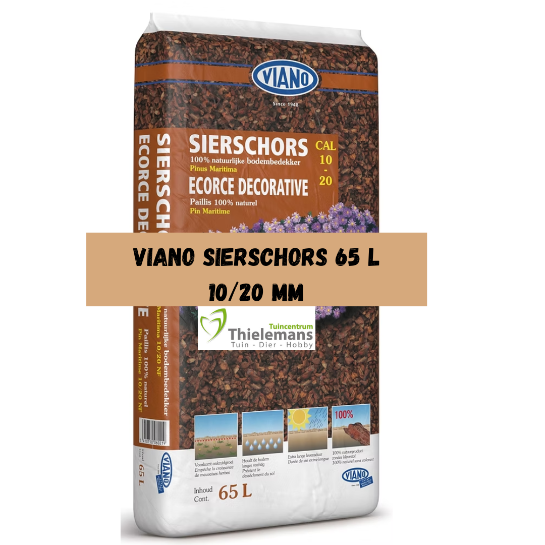 Afbeelding van Viano Decoratieve boomschors 10/20 65L, 36 zakken/pallet