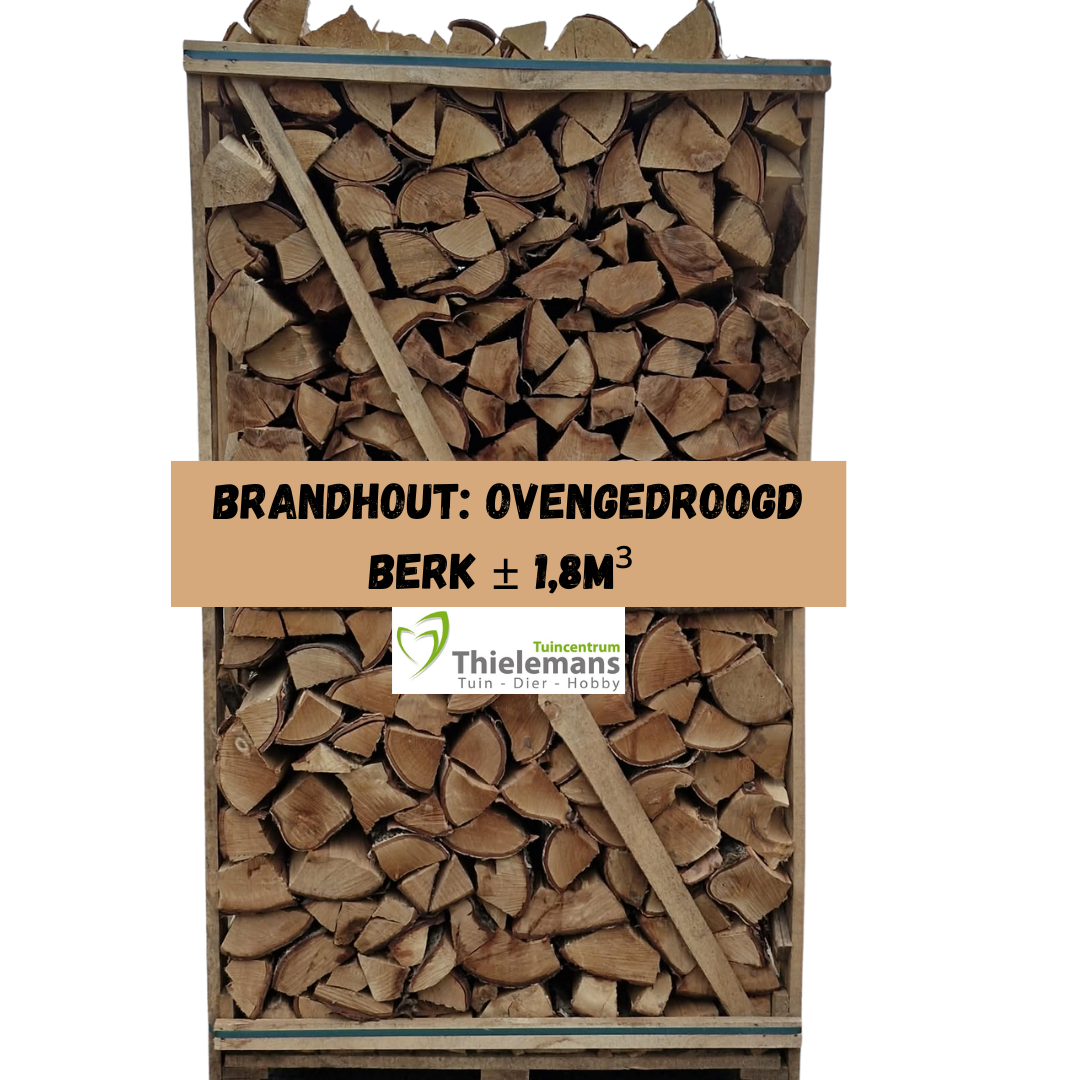 Afbeelding van Brandhout: Berk, ovengedroogd ± 1,8 m³